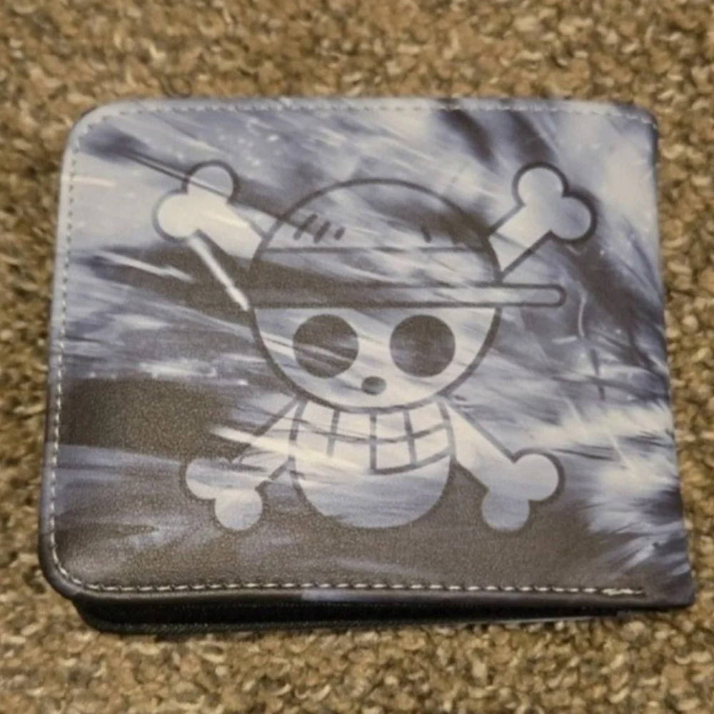 New one piece anime manga leather wallet